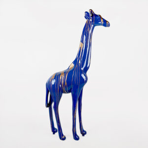OT-059T1   GIRAFFE H-205 cm - BLUE/TRASH GOLD