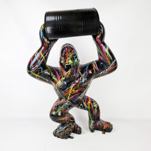 OT-063   GORILLA TONO 140 cm - BLACK SPLASH
