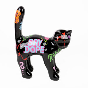 OTP-007   CAT standing M 50x30x66 cm - POP ART