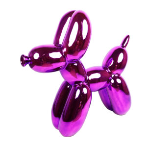 BL-F9240E   BALLOONDOG 120x40x115cm - PURPLE chrome