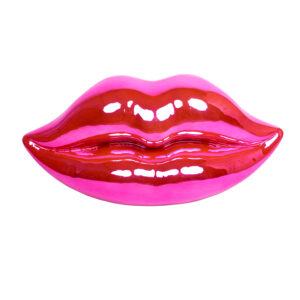 BL-F9242  LIPS Wall Decoration 105x30x50 cm - PINK chrome